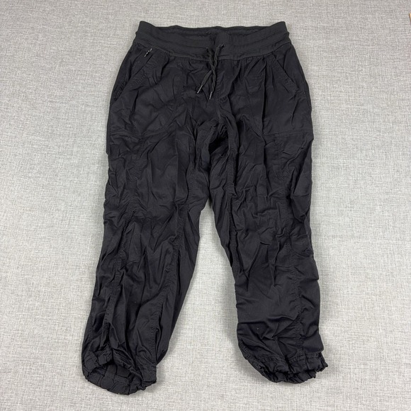 The North Face Pants - The North Face Capri Pants Womens M Black Hiking Nylon Stretch Travel Outdoor